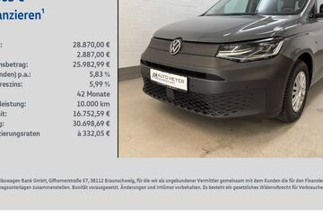 VW Caddy 10.813 km 28.870 &euro; Reichenberg 97234