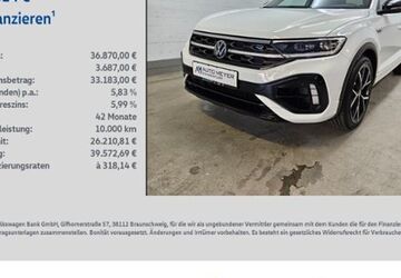 VW T-Roc 33.500 km 36.870 &euro; Ochsenfurt 97199