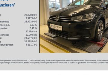 VW Touran 25.706 km 29.970 &euro; Reichenberg 97234