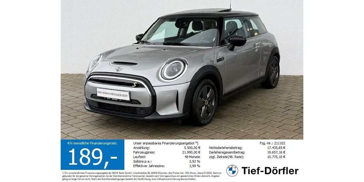 Mini Cooper SE 17.700 km 19.399 &euro; Marktsteft 97342