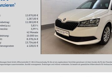 Skoda Fabia 80.867 km 12.870 &euro; Reichenberg 97234