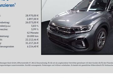 VW T-Roc 25.431 km 28.970 &euro; Reichenberg 97234