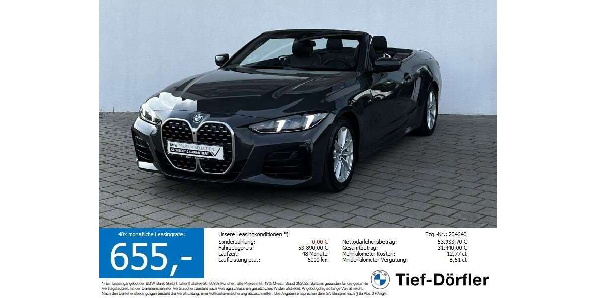 BMW 430 28.600 km 48.690 &euro; Marktsteft 97342