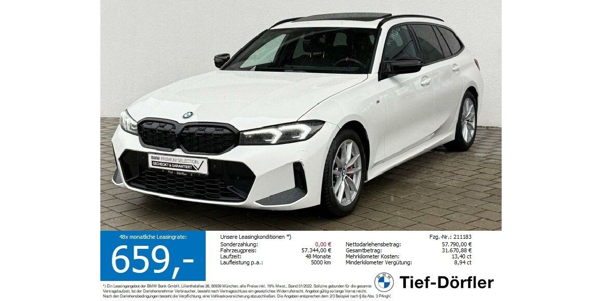 BMW M340d 24.990 km 54.790 &euro; Marktsteft 97342