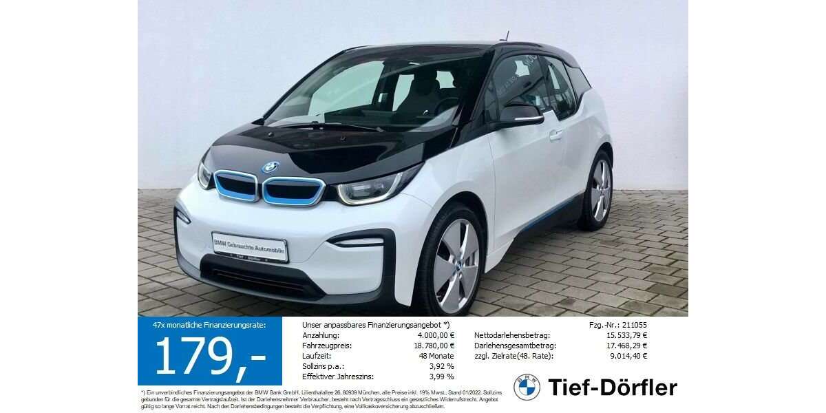 BMW i3 56.000 km 18.780 &euro; Marktsteft 97342
