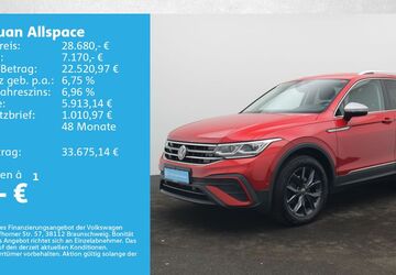 VW Tiguan Allspace 36.500 km 29.550 &euro; Würzburg 97076