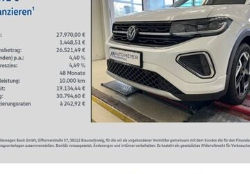 VW T-Cross 26.541 km 27.970 &euro; Ochsenfurt 97199