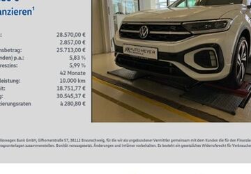 VW T-Roc 26.060 km 28.570 &euro; Reichenberg 97234