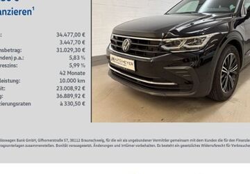 VW Tiguan 43.225 km 34.477 &euro; Ochsenfurt 97199