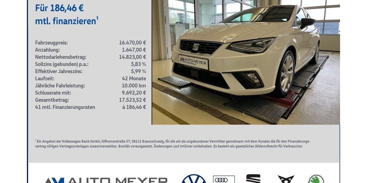 Seat Ibiza 54.052 km 16.470 &euro; Ochsenfurt 97199