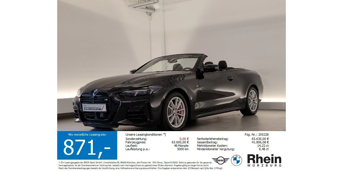 BMW M440 24.548 km 56.990 &euro; Würzburg 97076