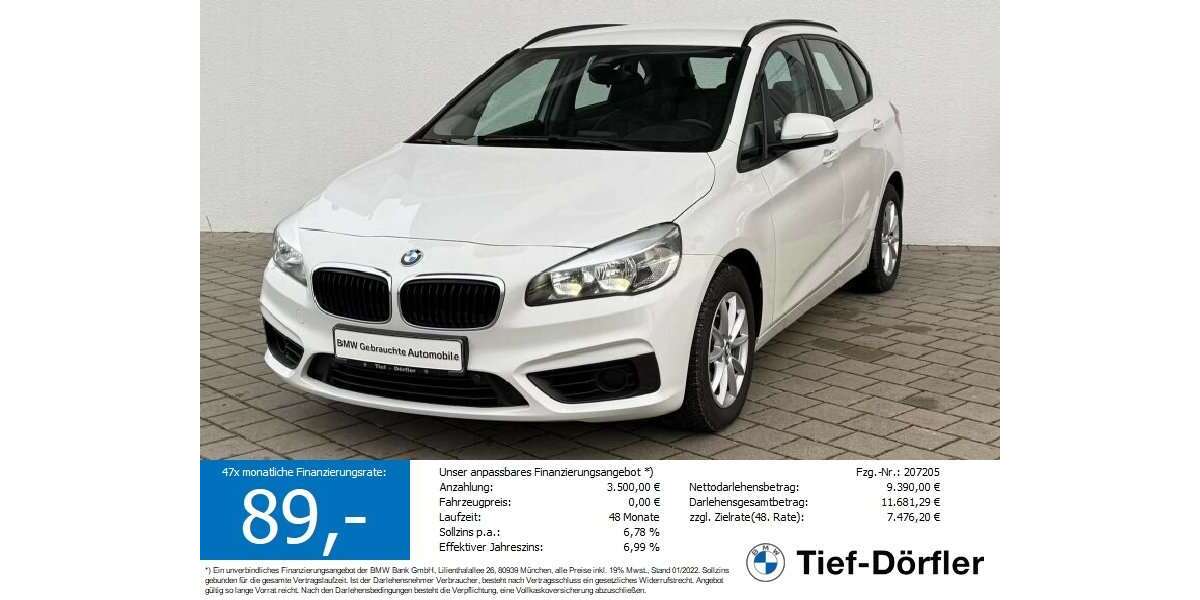 BMW 218 169.500 km 9.999 &euro; Marktsteft 97342
