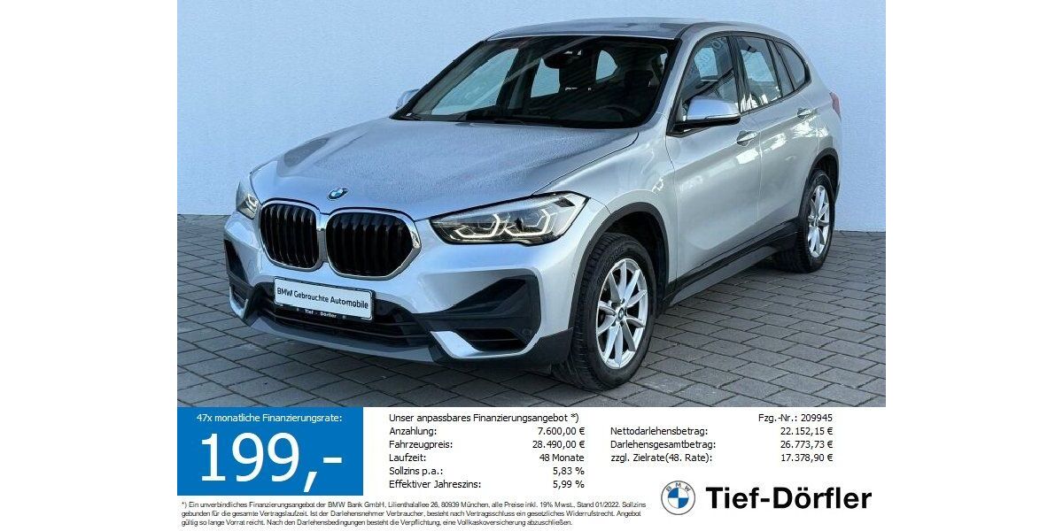 BMW X1 40.895 km 24.599 &euro; Marktsteft 97342