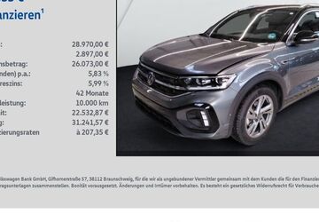 VW T-Roc 21.153 km 28.970 &euro; Reichenberg 97234