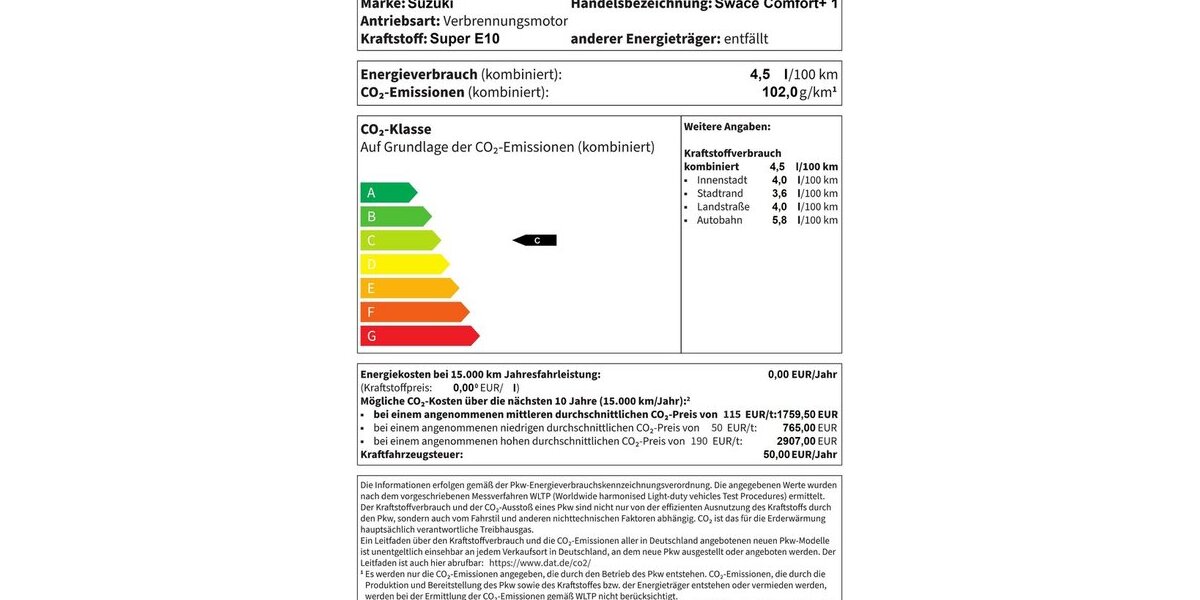 Suzuki Swace Comfort+ 1.8l CVT Hybrid 15.950 km 22.990 &euro; Höchberg-Würzburg 97204