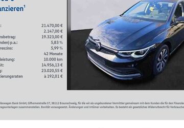 VW Golf 61.348 km 21.470 &euro; Ochsenfurt 97199