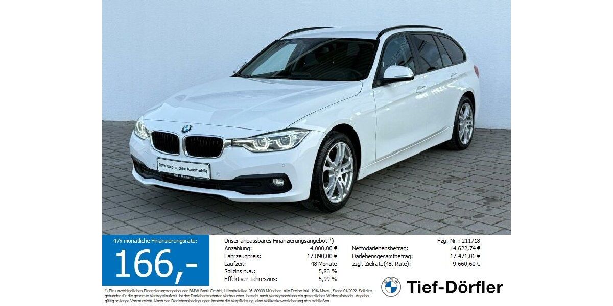 BMW 318 128.600 km 17.890 &euro; Marktsteft 97342