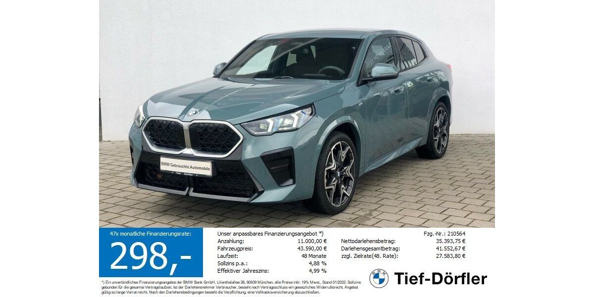 BMW X2 4.883 km 39.899 &euro; Marktsteft 97342