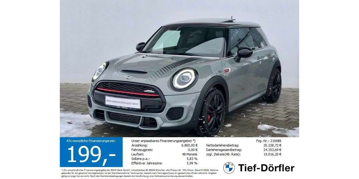 Mini John Cooper Works 77.570 km 25.890 &euro; Marktsteft 97342