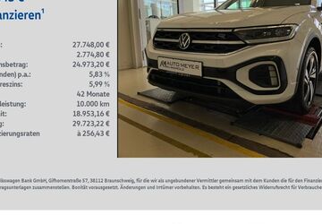 VW T-Roc 26.060 km 27.748 &euro; Ochsenfurt 97199